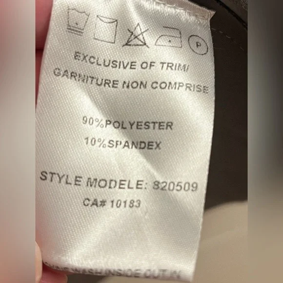 CARTISE Faux Suede Open Front Waterfall  Grey Jacket Floral Applique Neutral - Picture 15 of 17